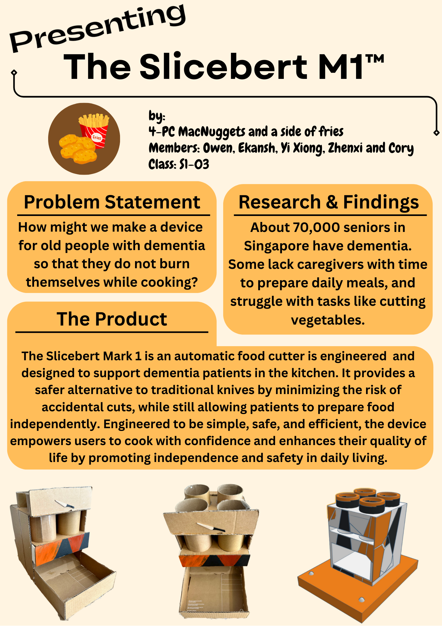 Change Makers InnoFest project poster
